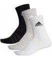 ADIDAS pack-3 calcetines altos unisex tricolor