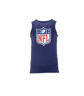 Fanatics NFL Logo Camiseta sin mangas para hombre. Marino