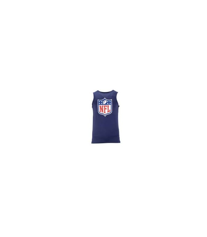 Fanatics NFL Logo Camiseta sin mangas para hombre. Marino