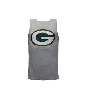 Fanatics NFL Logo Camiseta sin mangas para hombre. Gris