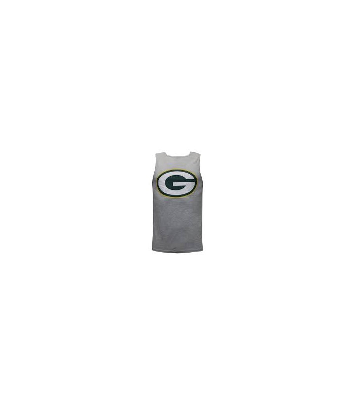 Fanatics NFL Logo Camiseta sin mangas para hombre. Gris