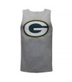 Fanatics NFL Logo Camiseta sin mangas para hombre. Gris