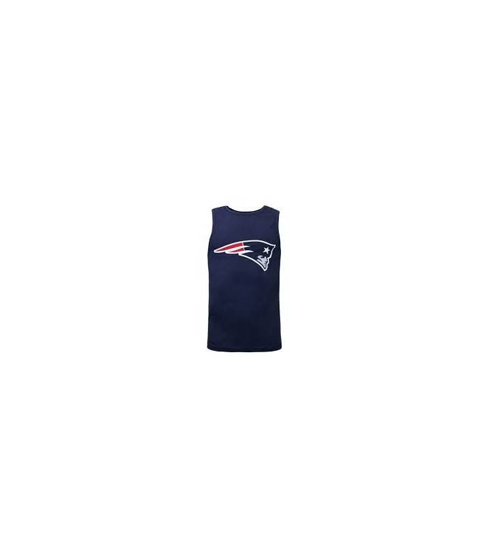 Fanatics NFL Logo Camiseta sin mangas para hombre. Marino