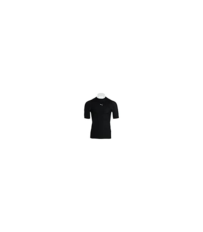 Puma S/S shirt compresión. Negro