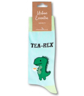 URBAN ECCENTRIC calcetines Tea Rex. Azul/Verde. T/38-42