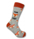 URBAN ECCENTRIC calcetines Sake. Gris/Naranja. T/38-42