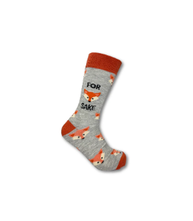 URBAN ECCENTRIC calcetines Sake. Gris/Naranja. T/38-42