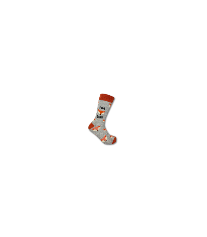 URBAN ECCENTRIC calcetines Sake. Gris/Naranja. T/38-42