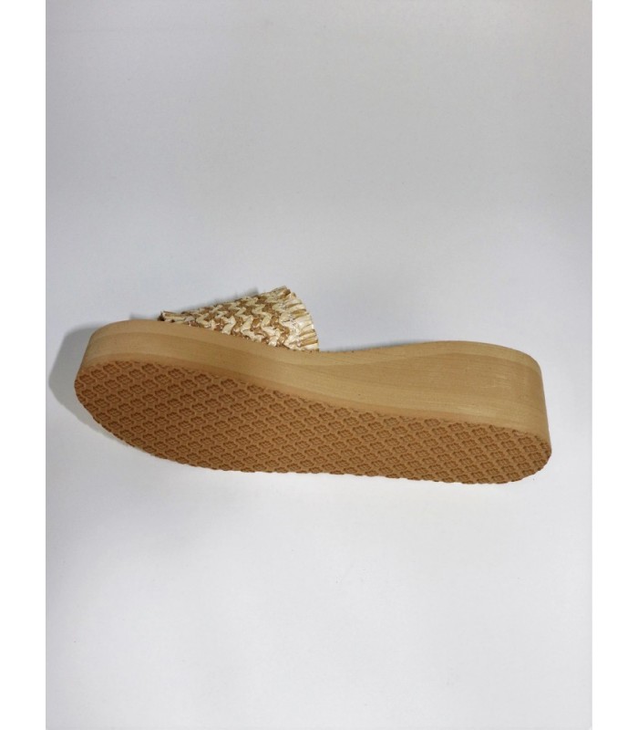 MBS chanclas compensada RAFCUN W. Beige