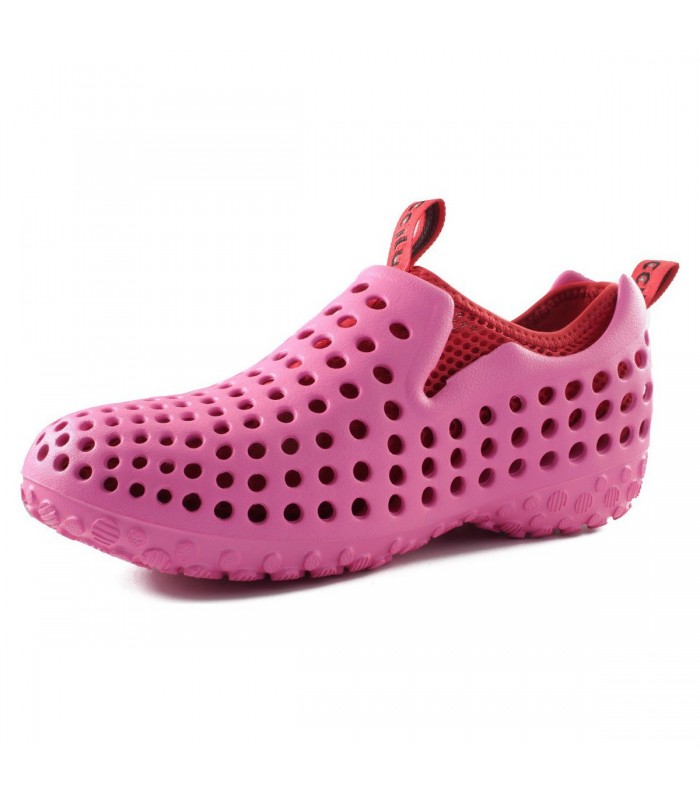 CCILU Zapatillas agua para hombre y mujer, ultraligeros, antideslizante Color Rosa/Rojo