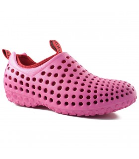 CCILU Zapatillas agua para hombre y mujer, ultraligeros, antideslizante Color Rosa/Rojo
