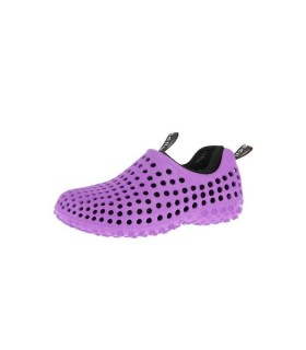 CCILU Zapatillas agua para hombre y mujer, ultraligeros, antideslizante Color Malva/Negro