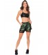 BABALÚ SHORT PANTALóN DOBLE - VERDE/NEGRO