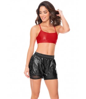 BABALÚ SHORT PANTALóN DOBLE - NEGRO