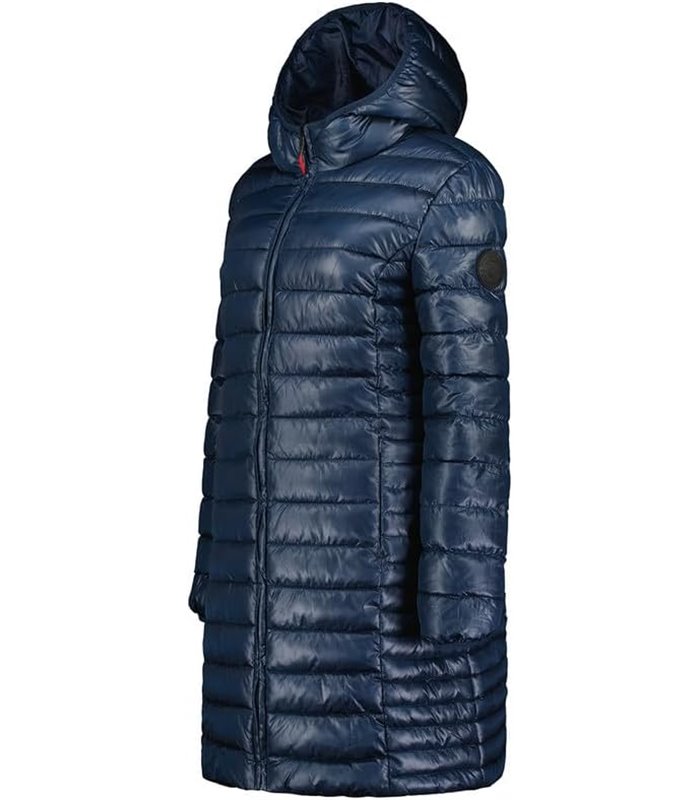 Geographical Norway Annecy Long Hood Lady - Chaqueta Mujer Cálida Esqui - Abrigo Para Mujeres Con Capucha
