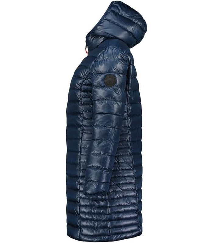 Geographical Norway Annecy Long Hood Lady - Chaqueta Mujer Cálida Esqui - Abrigo Para Mujeres Con Capucha