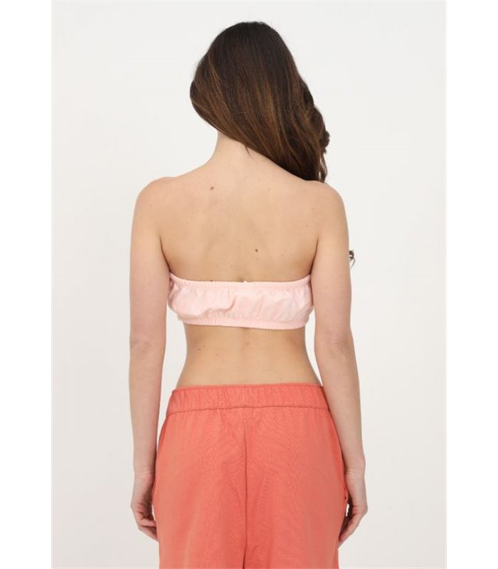 NIKE WMNS PIQUE TOP color salmón