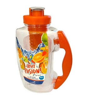 Botella de agua infusora de frutas de 1800 ml