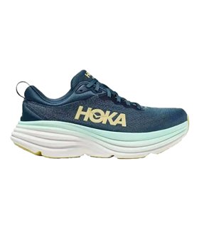 Hoka Running M Bondi 8 Azul Oceano / Navy Con Celeste Hombre