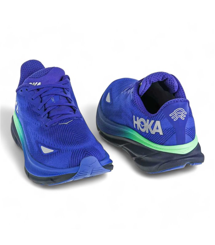 Hoka Running/Montaña Men Clifton 9 Gtx Azul Marino Con Verde Hombre