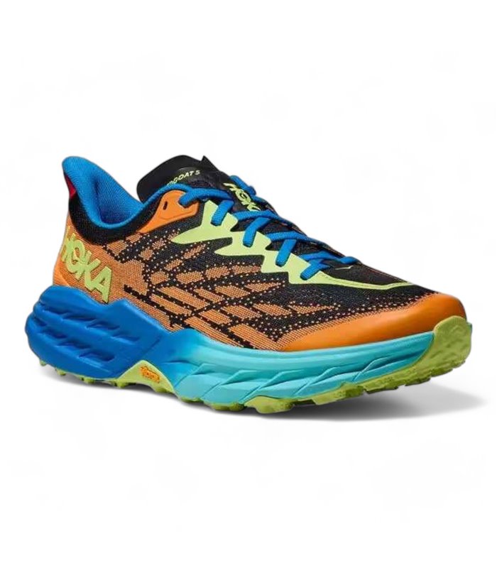 Hoka Zapatillas M SPEEDGOAT5 Running y trail- Montaña Naranja-Azul-verde