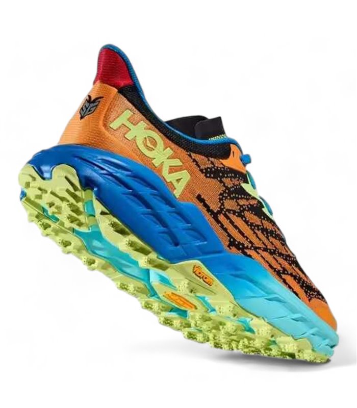 Hoka Zapatillas M SPEEDGOAT5 Running y trail- Montaña Naranja-Azul-verde