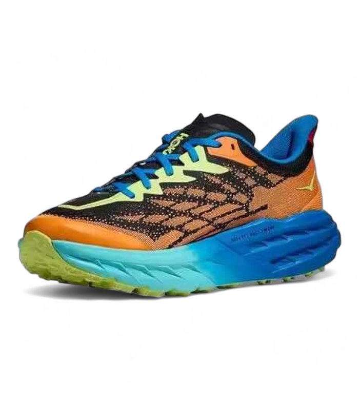 Hoka Zapatillas M SPEEDGOAT5 Running y trail- Montaña Naranja-Azul-verde
