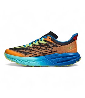 Hoka Zapatillas M SPEEDGOAT5 Running y trail- Montaña Naranja-Azul-verde