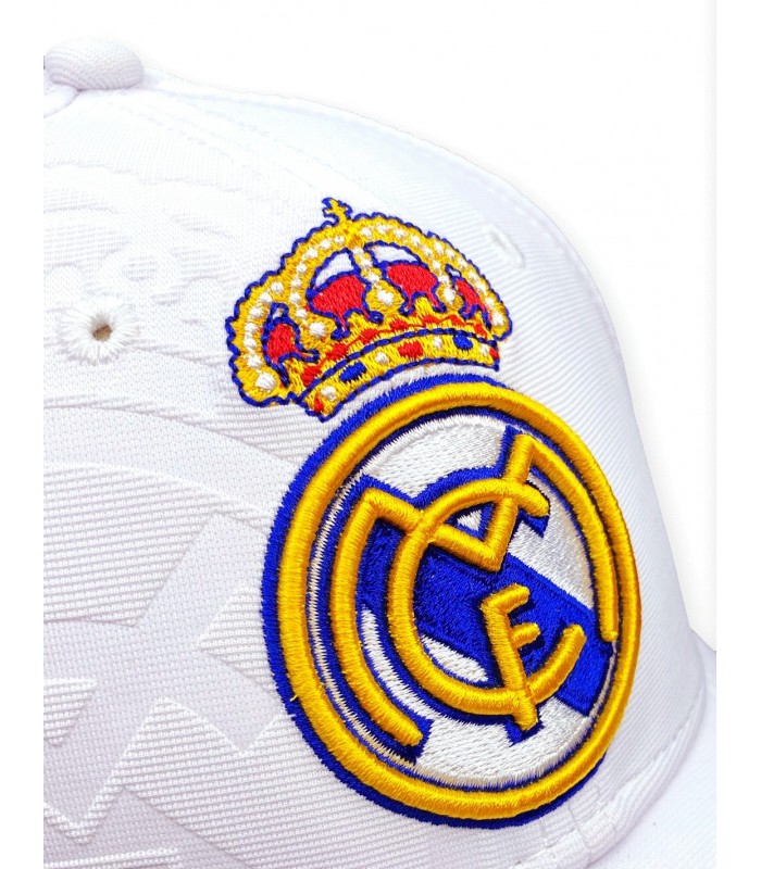 Real Madrid gorra blanca escudo bordado ajustable