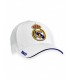 Real Madrid gorra blanca escudo bordado ajustable