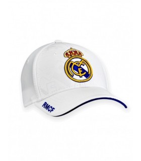 Real Madrid gorra blanca escudo bordado ajustable