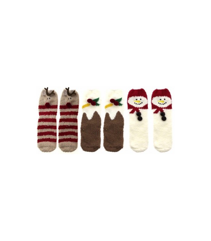 Glöko calcetines unisex fantasia navidad EN CAJA PIRAMIDE