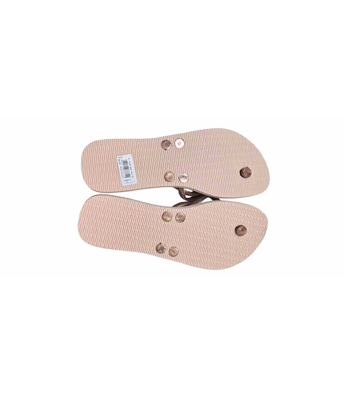 HAVAIANAS CHANCLAS DEDO H. FLAT DUO IRI FC  BEIGE / ROSA VALET