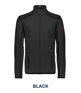 Norway M forro polar con cremallera Negro