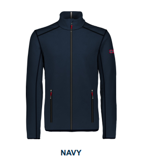 Norway M forro polar con cremallera Navy