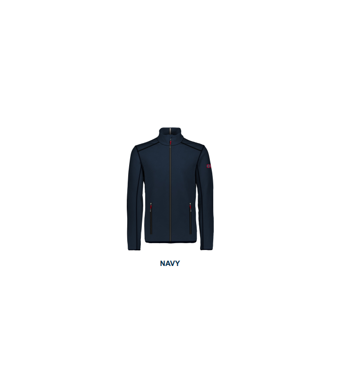 Norway M forro polar con cremallera Navy