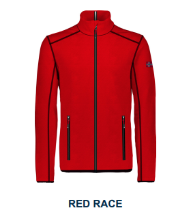 Norway M forro polar con cremallera Rojo