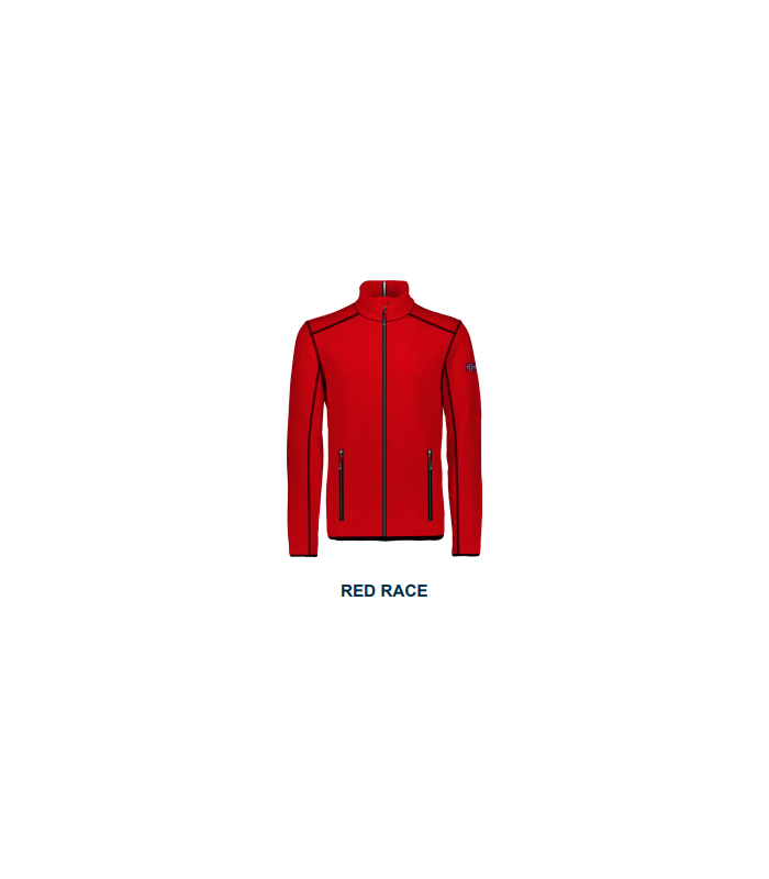 Norway M forro polar con cremallera Rojo