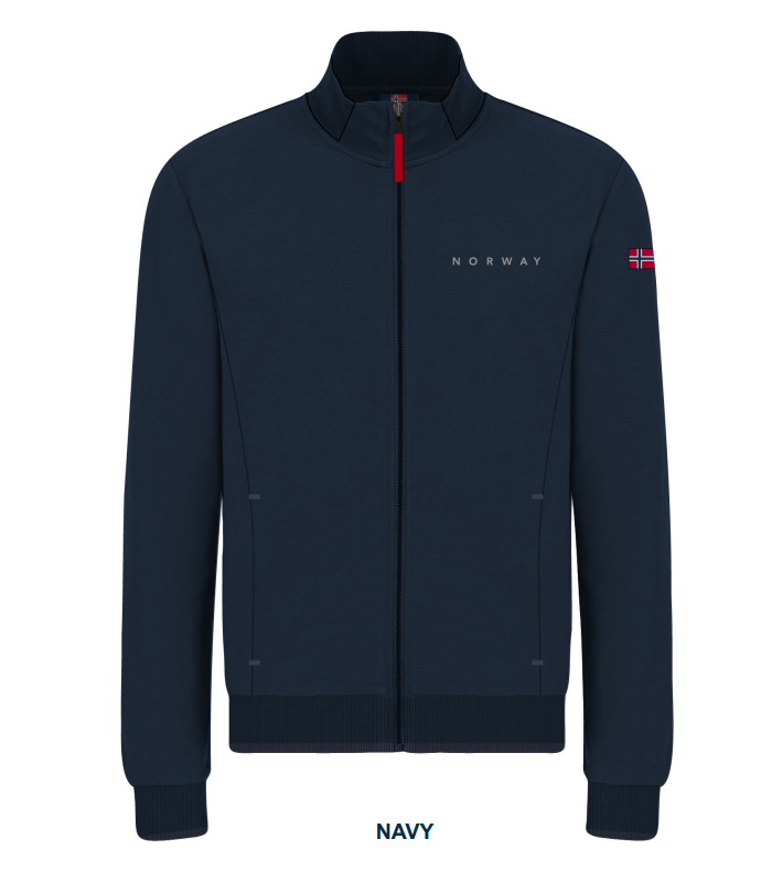 Norway M sudadera con cremallera Marino