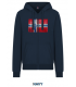 Norway sudadera M con cremallera y capucha Marino