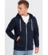 Sudadera con cremallera y capucha