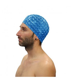 SOFTEE GORRO NATACIÓN  POLIURETANO 3D (AZUL)