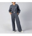 GSA Pantalones anchos de polar superalgodón