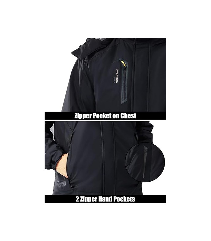 MAGCOMSEN chaquetón con capucha