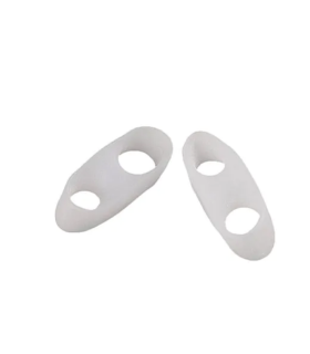 ComfortStep Separador de dedos de gel de silicona con dos orificios