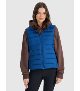 4F Chaleco corto acolchado para mujer