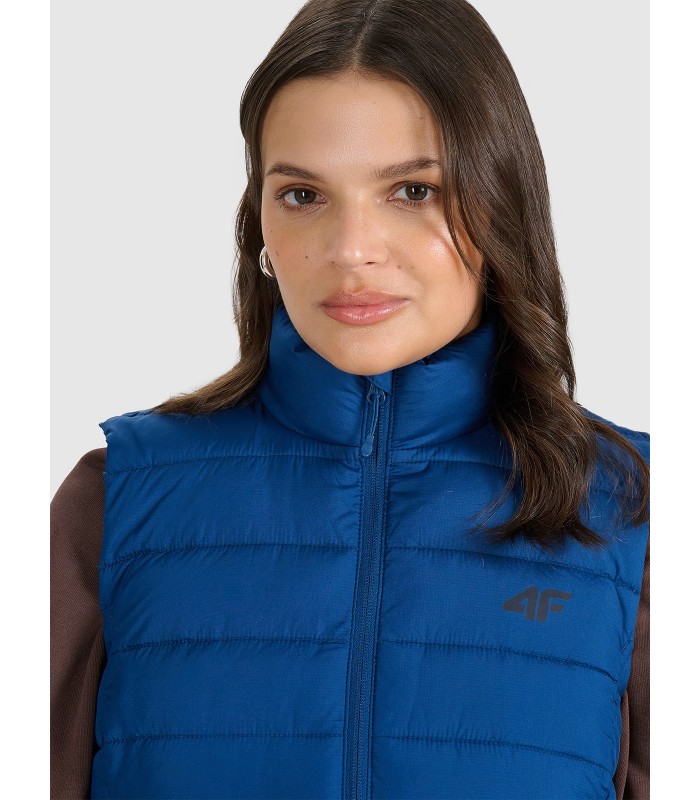 4F Chaleco corto acolchado para mujer