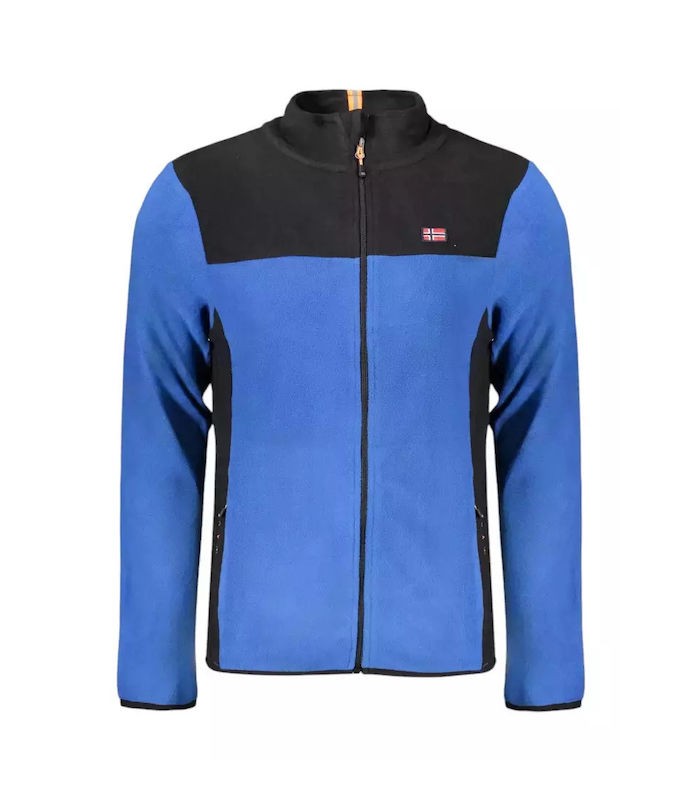 Norway M forro polar con cremallera AZUL/NEGRO
