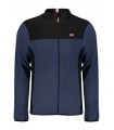Norway M forro polar con cremallera MARINO/NEGRO
