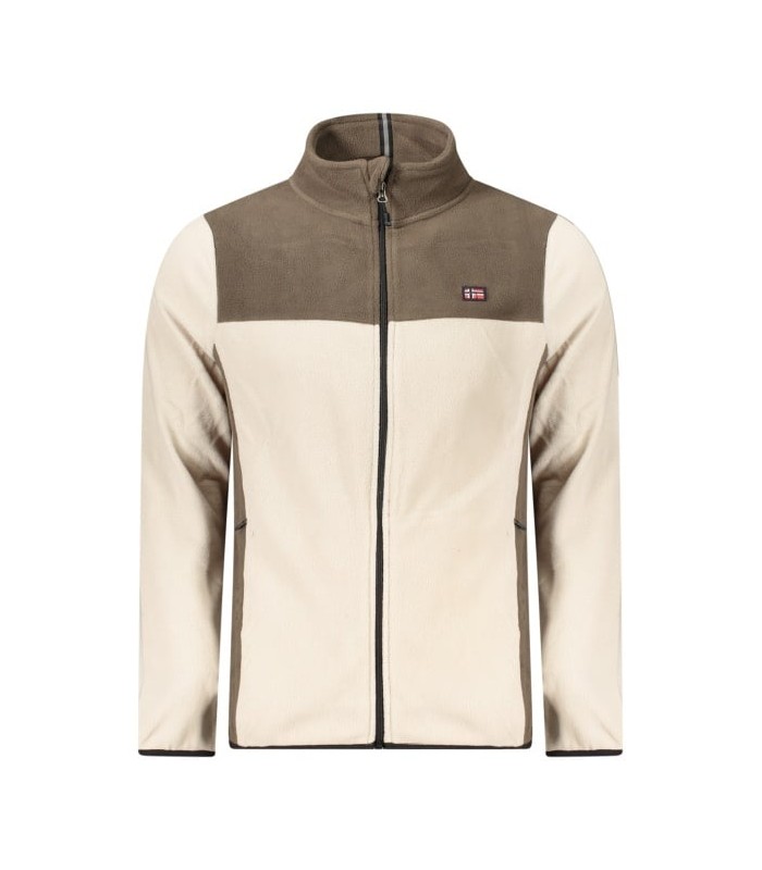 Norway M forro polar con cremallera CRUDO/MARRON